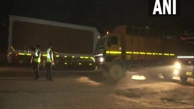 India News | Air Pollution: Following Ban, Delhi Police Checks Trucks Entering Capital