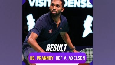 Sports News | Indonesia Masters: Prannoy Sails into Quarters After Thrilling Victory over Viktor Axelsen