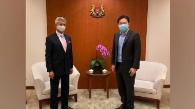 World News | EAM Jaishankar Meets Singapore Finance Minister