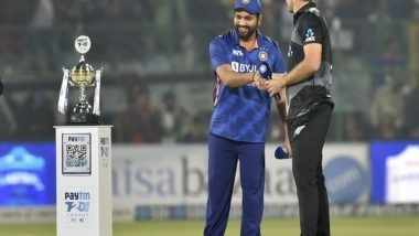 Sports News | Ind Vs NZ, 2nd T20I: India Win Toss, Opt to Bowl; Harshal Patel Makes Debut