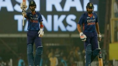 Sports News | Ind Vs NZ, 2nd T20I: Rohit-Rahul Help Hosts Claim Series as India Win by 7 Wickets