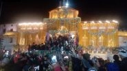 India News | Uttarakhand: Portals of Badrinath Temple Closed for Winter Break