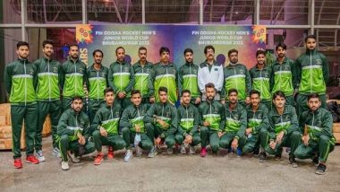 Pakistan Hockey Team Arrives in Bhubaneswar for Junior World Cup 2021