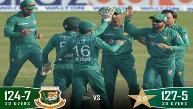 Sports News | Ban Vs Pak, 3rd T20I: Pakistan Win Thriller to Complete Whitewash