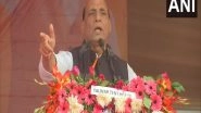 India News | BJP Sensitive Towards Farmers; Can Never Fire Bullets on Them: Rajnath Singh
