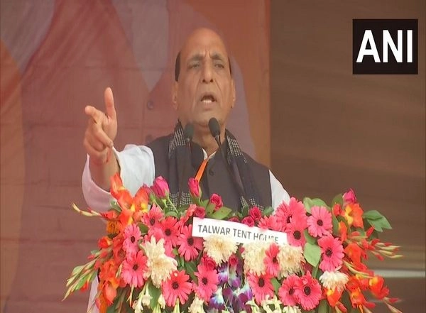 India News | BJP Sensitive Towards Farmers; Can Never Fire Bullets on Them: Rajnath Singh