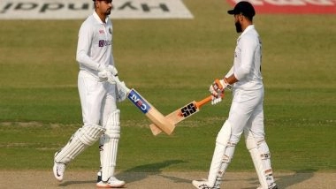 Sports News | Ind Vs NZ, 1st Test: Iyer, Jadeja Score Half-centuries as Hosts Reach Dominant Position (Stumps, Day 1)