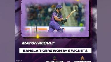 Sports News | Abu Dhabi T10: Zazai's Half-century Helps Bangla Tigers to Climb to Third Spot in Points Table