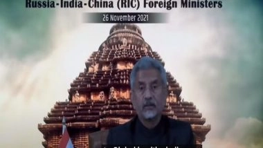 World News | India Supports Inclusive, Representative Govt in Afghanistan: EAM Jaishankar