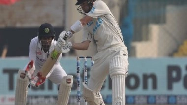 Sports News | Ind Vs NZ, 1st Test: Kiwis off to Steady Start in Second Session (Tea, Day 2)
