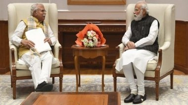PM Narendra Modi Meets Haryana CM Manohar Lal, Raises Concern of Air Pollution