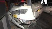 India News | Delhi: Car Overturned Due to Overspeeding at RTR Flyover, Driver Hospitalised