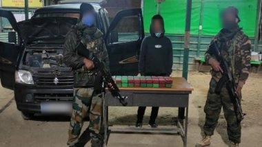India News | Assam Rifles Foils Cross-border Narcotics Trafficking of Brown Sugar Worth Rs 1.20 Cr in Manipur
