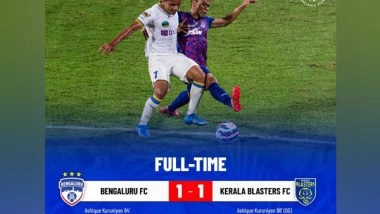 Sports News | ISL: Bengaluru and Blasters End Equals in Thrilling Contest