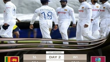 Sports News | SL Vs WI: Veerasammy, Warrican Shine as Visitors Dominate Rain-curtailed Day Two