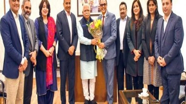 World News | Delegation from Netherlands Meet Haryana CM, Discuss Investment in the State