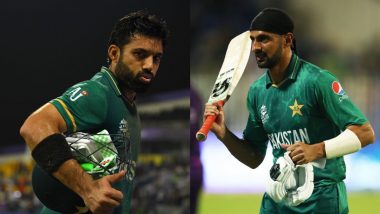 Shoaib Malik, Mohammad Rizwan Absent From Pakistan Training Due to Flu Ahead of T20 World Cup 2021 Semifinal Against Australia: Reports