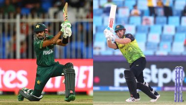 How to Watch PAK vs AUS Live Streaming Online T20 World Cup 2021: Get Free Live Telecast of Pakistan vs Australia Semifinal Cricket Match Score Updates on TV