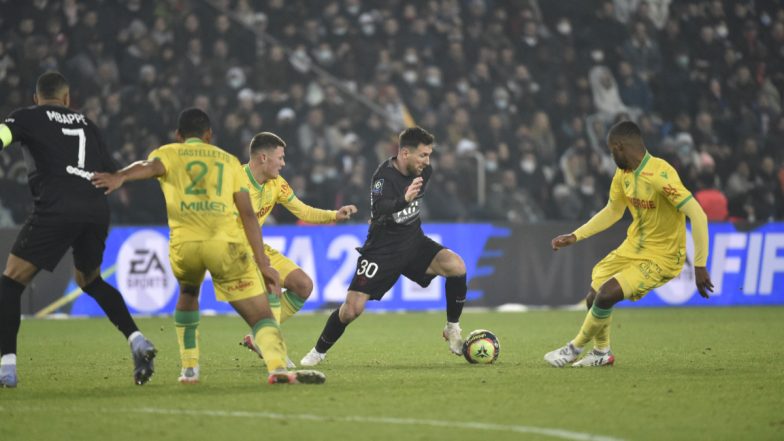 Psg 3 1 Nantes Ligue 1 2021 22 Lionel Messi Scores First French