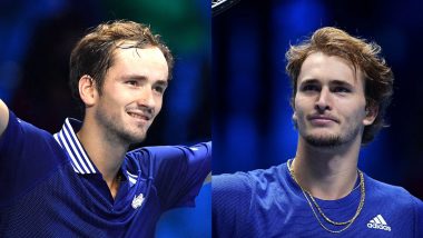 Alexander Zverev vs Daniil Medvedev ATP Finals 2021 Live Streaming Online: How to Watch Free Live Telecast of Men’s Singles Tennis Match in IST?