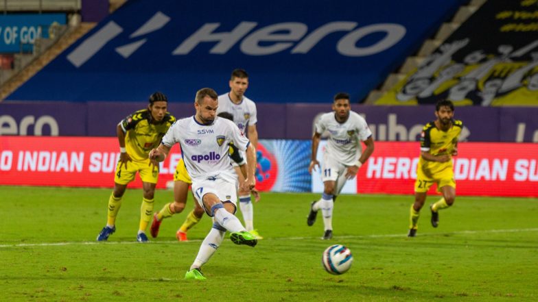 Hyderabad FC 0–1 Chennaiyin FC, ISL 2021–22: Vladimir Koman’s Strike Helps Marina Machans Start New Season in Style