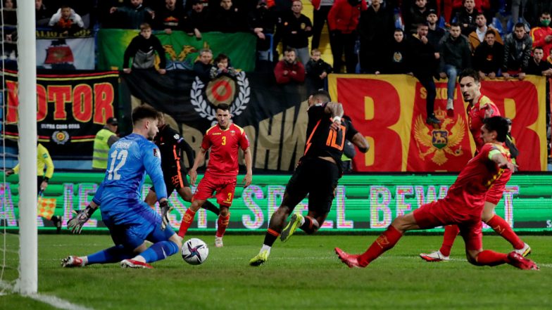 Montenegro 2–2 Netherlands, FIFA World Cup 2022 European Qualifiers Video Highlights: Louis Van Gaal’s Side Settle for a Point Despite Memphis Depay Brace