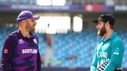 NZ vs SCO Highlights of T20 World Cup 2021 Match 32: Kiwis Clinch 16-Run Over a Spirited Scotland Side