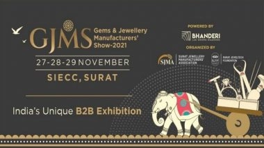 Business News | Surat to Host Gems & Jewellery Manufacturers Show from November 27-29