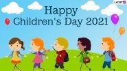 Children&rsquo;s Day Images & Bal Diwas HD Wallpapers for Free Download Online: Wish Happy Children&rsquo;s Day 2021 With New WhatsApp Messages and Greetings Celebrating Chacha Nehru&rsquo;s Birth Anniversary