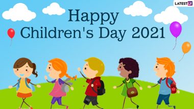 Children’s Day Images & Bal Diwas HD Wallpapers for Free Download Online: Wish Happy Children’s Day 2021 With New WhatsApp Messages and Greetings Celebrating Chacha Nehru’s Birth Anniversary