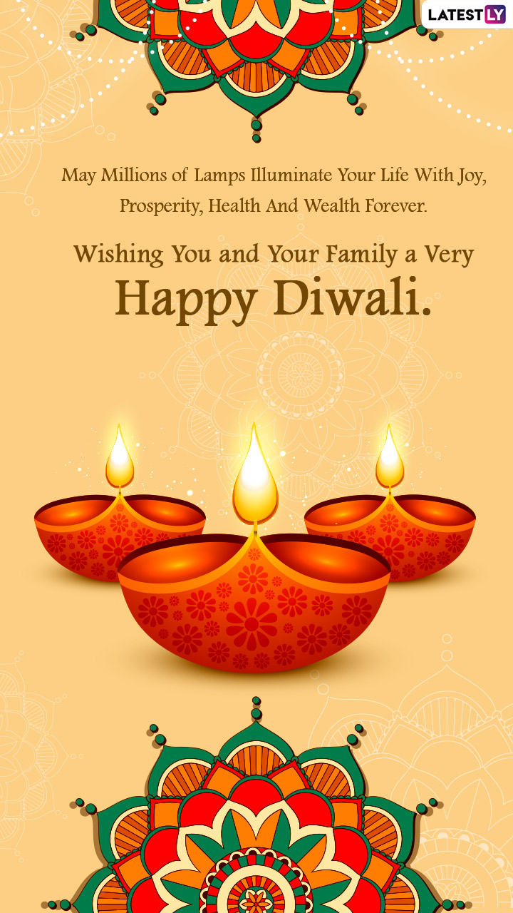 Happy Diwali Wishes 2021: Messages and Images To Celebrate Deepavali With  Family and Friends | 🙏🏻 LatestLY