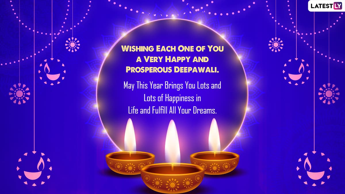 Happy Diwali 2021 And Prosperous New Year Advance Greetings Whatsapp Status Facebook Messages Hd Images Wallpapers And Gifs To Wish On Deepavali Padwa Latestly