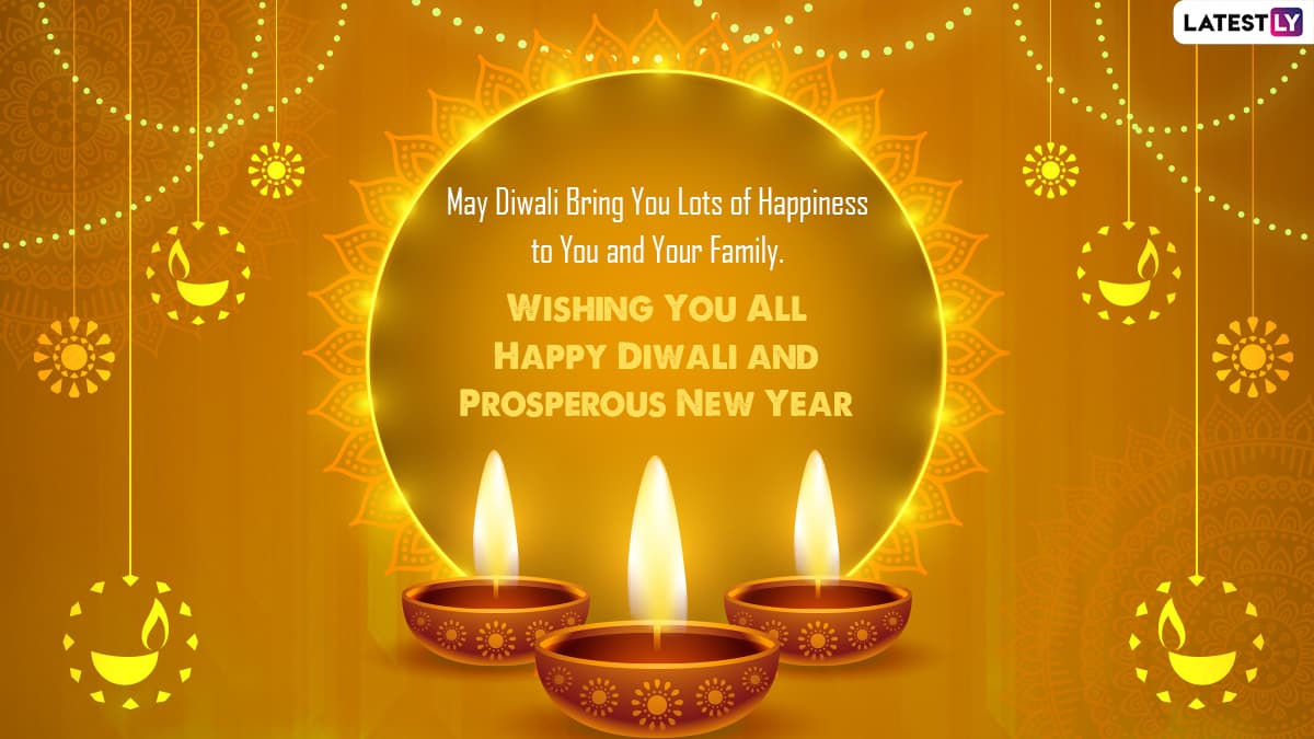 Happy Diwali 2021 and Prosperous New Year Advance Greetings: WhatsApp ...