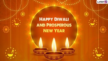 Happy Diwali 2021 and Prosperous New Year Advance Greetings: WhatsApp Status, Facebook Messages, HD Images, Wallpapers and GIFs To Wish on Deepavali Padwa