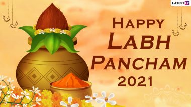 Labh Pancham 2021 Wishes & HD Images: Celebrate First Working Day of Gujarati New Year With WhatsApp Messages, SMS, Greetings, Quotes and Wallpapers