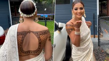 Blouse Mehndi Is Trending! Woman Opts for Risque Henna Blouse To Attend Festivities in Viral Video