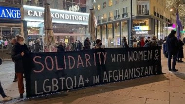 World News | Afghan Diaspora, Austrians in Vienna Hold Anti-Taliban Protest