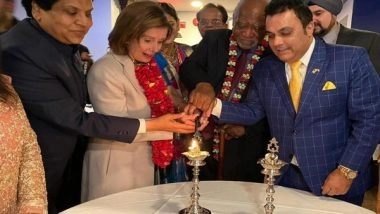 World News | US House Speaker Pelosi Celebrates Diwali in Washington DC