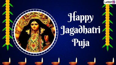 Jagadhatri Puja 2021 in West Bengal: Know Date, Puja Rituals, Significance and Legends About Goddess Parvati Festival Falling Akshaya Navami