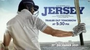 Jersey: Trailer Of Shahid Kapoor&rsquo;s Film To Be Out On November 23! Check Out The New Poster