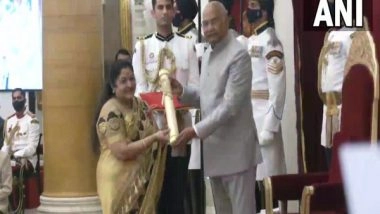 Entertainment News | Singer KS Chithra Receives Padma Bhushan