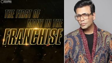 Karan Johar’s Dharma Productions to Come Up With an Action Franchise Film; Announcement to Be Made on November 18! (Watch Video)