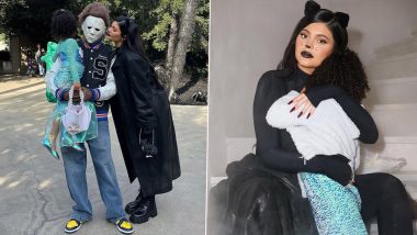 Kylie Jenner Is in ‘Full Mommy Mode’ As She Celebrates Halloween 2021 With Travis Scott and Daughter Stormi Webster! (View Pics)