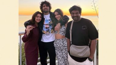 Liger: Vijay Deverakonda, Ananya Panday’s Pic With Director Puri Jagannadh And Producer Charmme Kaur From Los Angeles Is A Must See!
