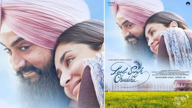 Laal Singh Chaddha Release Date: Aamir Khan, Kareena Kapoor Khan’s Film Pushed to Baisakhi 2022; Check Out New Poster!
