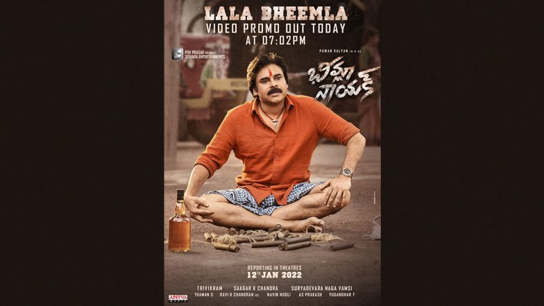 Bheemla Nayak Song Lala Bheemla: Promo Of Third Single From Pawan Kalyan Starrer To Be Unveiled On November 3! (View Poster)