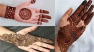 Gowri Habba 2022 Mehndi Designs: Simple and Beautiful Mehandi Designs and Henna Patterns to Celebrate the Festival of Goddess Gowri