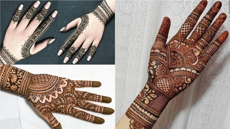 Last Minute Diwali 21 Mehndi Designs For Hands Beautiful Arabic Mehandi Designs Indian Henna Patterns And Easy Finger Mehendi Designs For Deepavali Festival Latestly