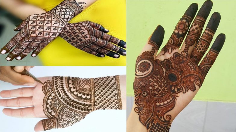 Latest Mehndi Designs for Chhath Puja 2021: New Arabic Mehendi Patterns and Indian Mehandi Designs To Celebrate Mahaparv Chhhath (Watch Videos)