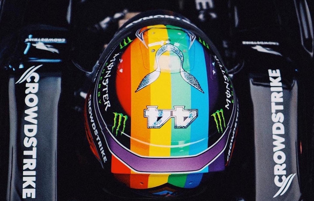 F1 star Lewis Hamilton to wear rainbow helmet for LGBTQ rights